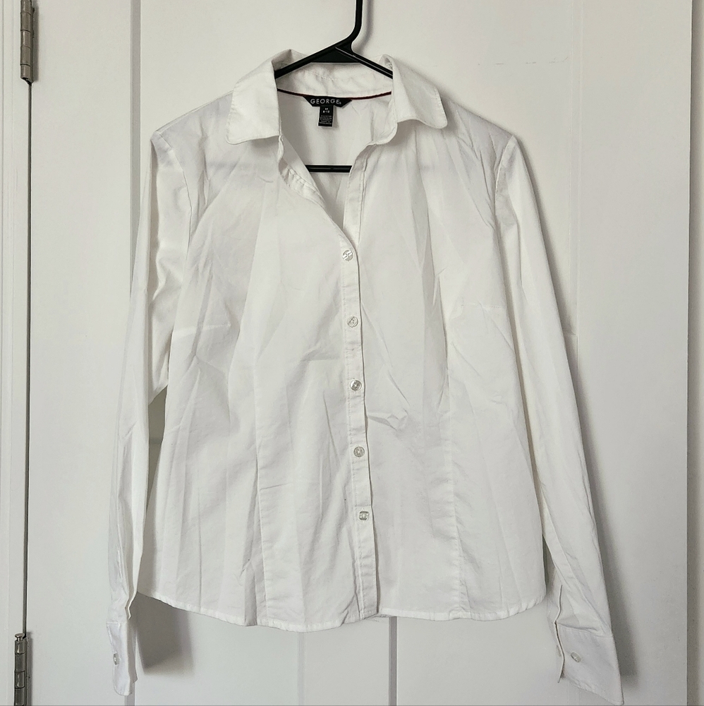 White Button-Up Shirt